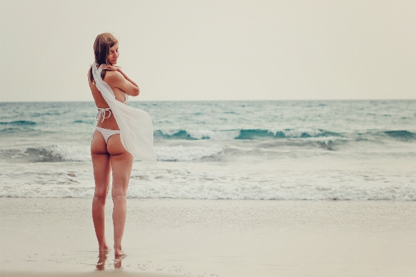 Beach sea sand ocean Photo