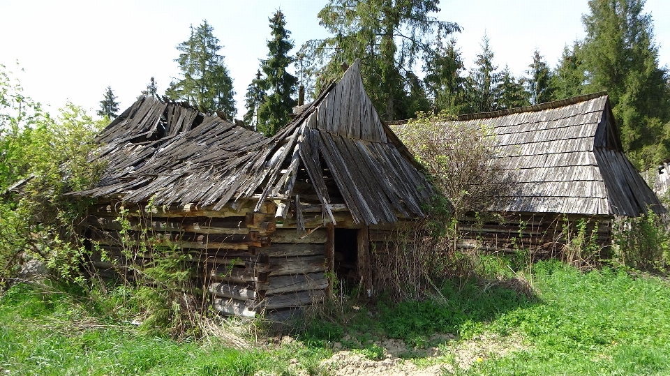 Architektura budynek pomnik chata