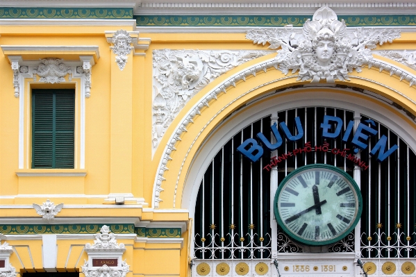 Architecture mansion clock building Photo