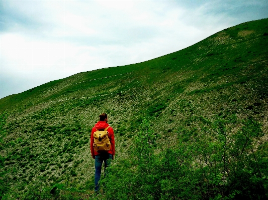 Man nature grass wilderness Photo