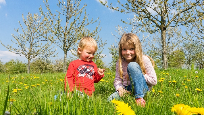 Landscape nature grass people Photo