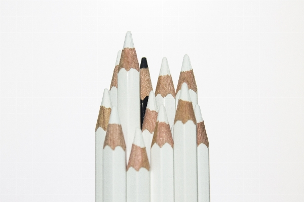 Hand pencil white brush Photo