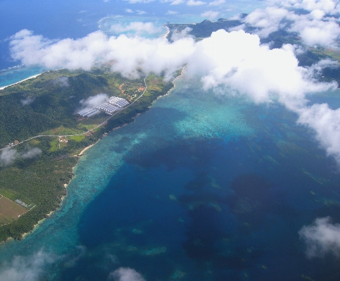 Sea coast ocean cloud Photo