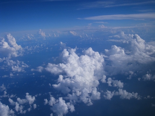 Sea horizon wing cloud Photo