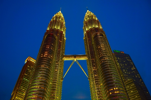 Night building skyscraper cityscape Photo