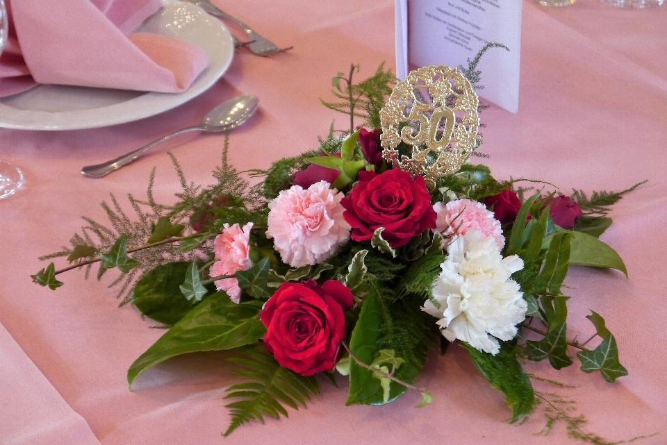 Anlage blume rosa hochzeit