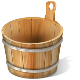 Wooden bucket