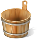 Wooden bucket Icon