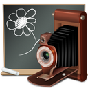 Old photo camera Icon