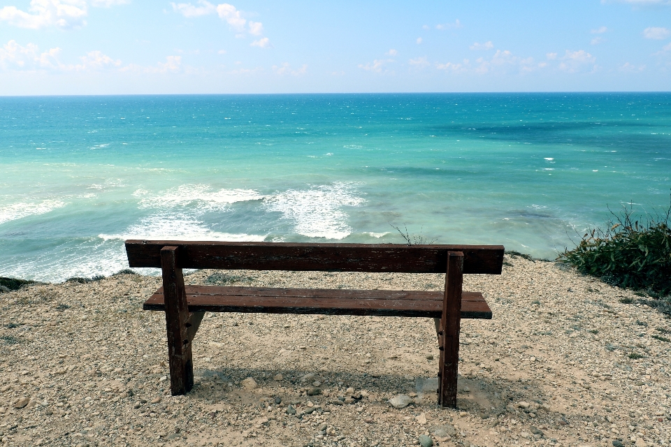 桌子 海滩 景观 海