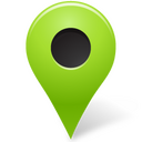 Map marker green Icon