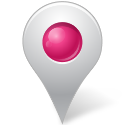 Map marker pink