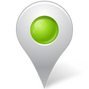 Map marker green Icon