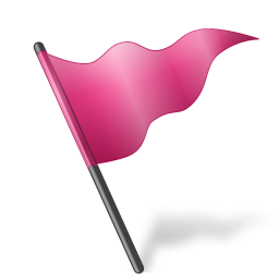 Pink flag