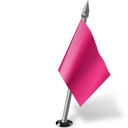 Pink flag Icon