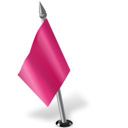 Pink flag