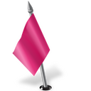 Pink flag Icon