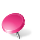 Pushpin pink Icon