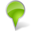 Map marker green Icon