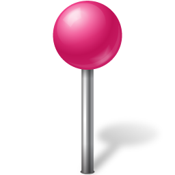 Pushpin pink