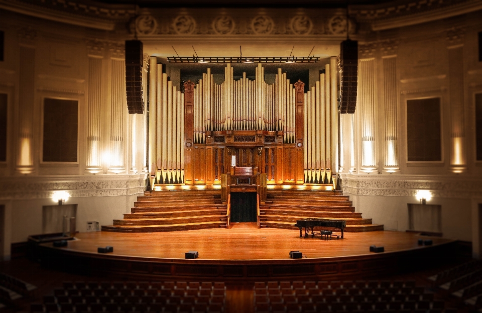 Auditorium
 publikum zeigen leer