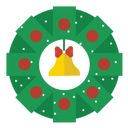 Christmas wreath Icon