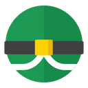 Green santa Icon