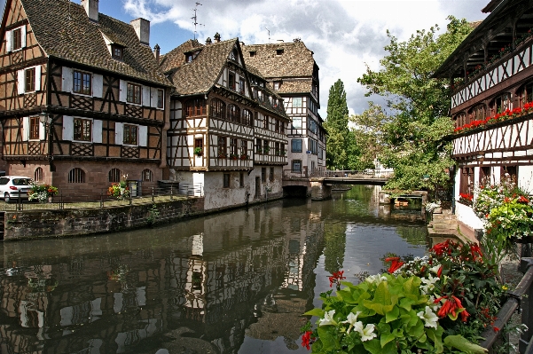 Flower town river canal Photo