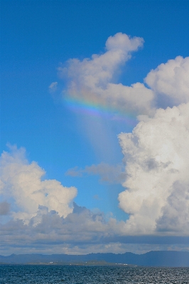 Sea ocean horizon cloud Photo