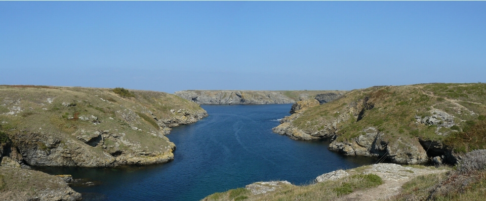 Paesaggio mare costa natura