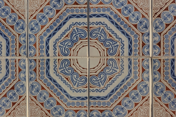 Floor pattern ceramic tile Photo