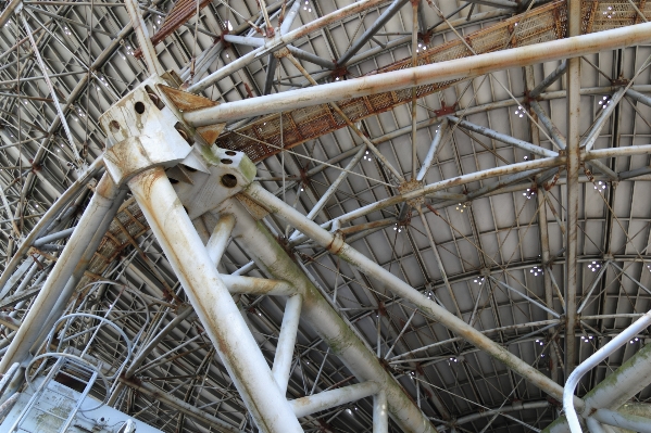 Fence wood antenna telescope Photo