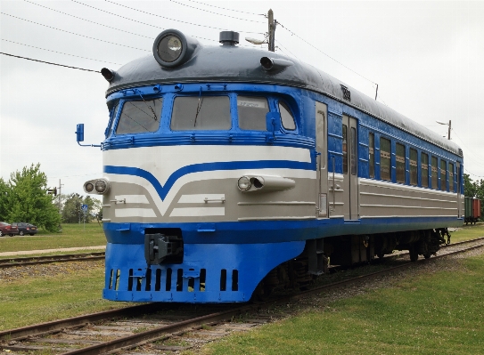 Railway train transport vehicle Photo