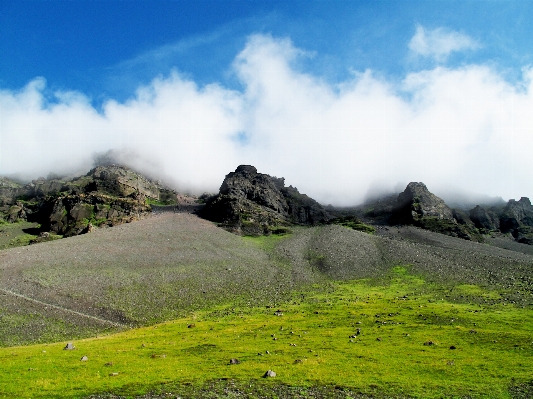 Landscape nature grass rock Photo