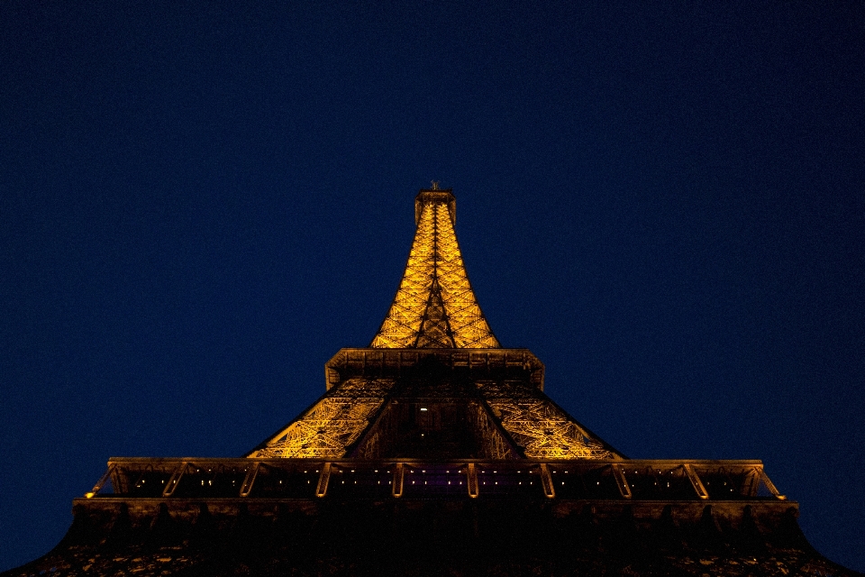 Luz cielo noche torre eiffel