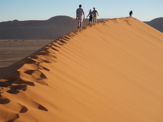 Landscape sand desert dune Photo