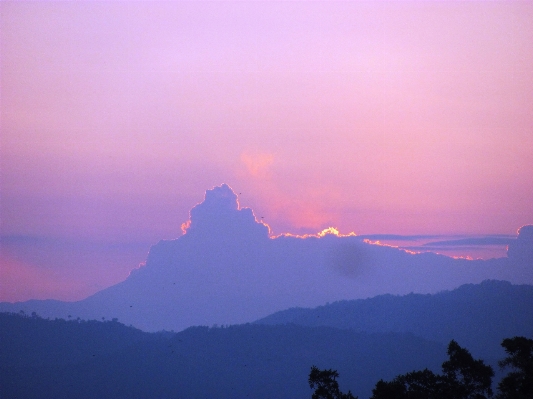 Horizon mountain cloud sky Photo