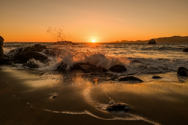 Foto Praia mar costa areia