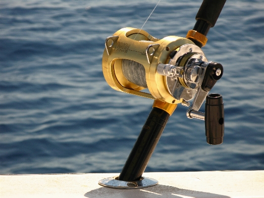 Ocean recreation fishing machine Photo