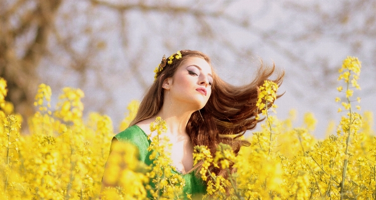 Nature plant girl field Photo