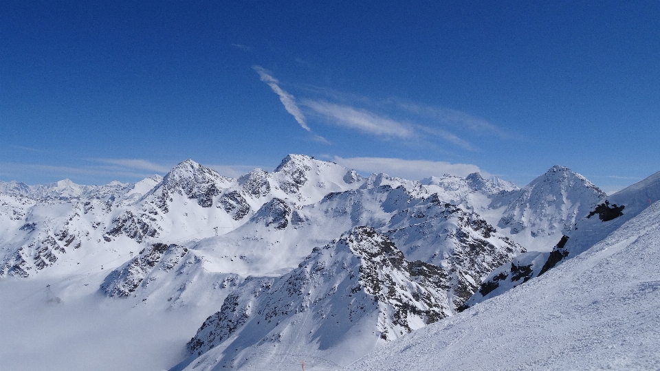 Landscape nature mountain snow