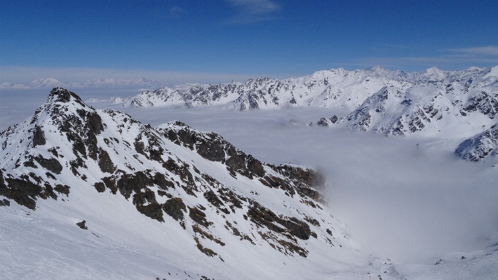 Foto Paisagem natureza montanha neve