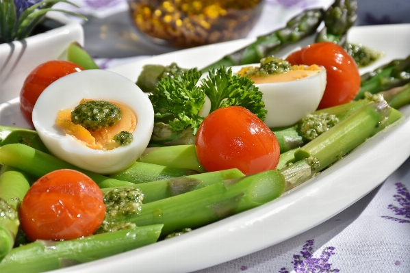 皿 食事 食べ物 サラダ 写真