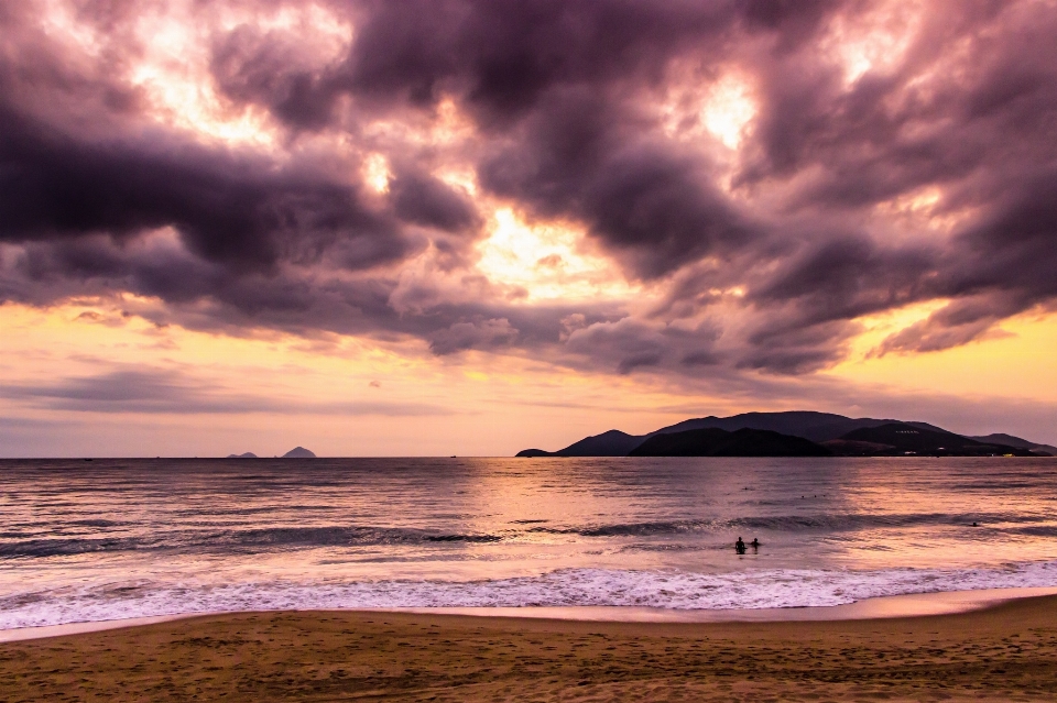 Pantai laut pesisir cakrawala