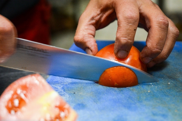 Hand restaurant dish food Photo