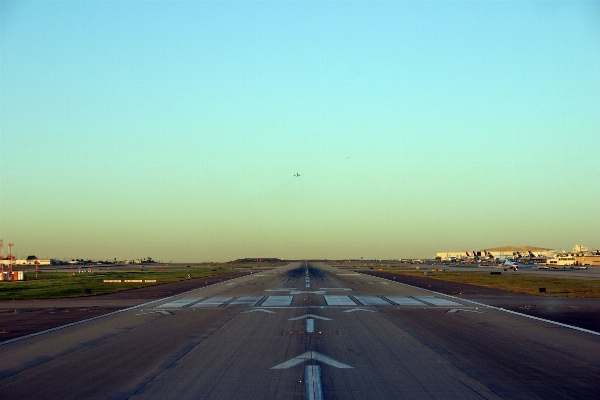 Horizon wing sky sunrise Photo