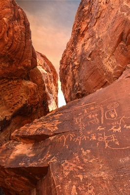 Landscape nature rock arid Photo