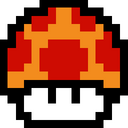 Mushroom,retro Icon