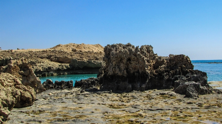 Beach sea coast rock Photo