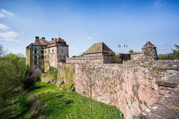 Town building chateau wall Photo